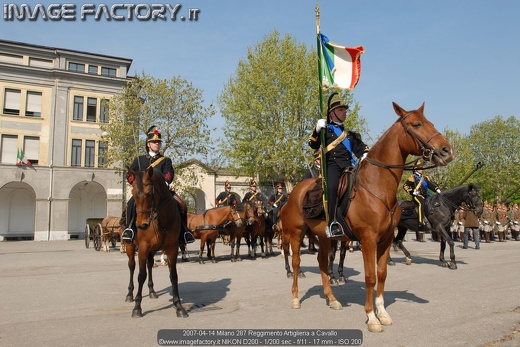 2007-04-14 Milano 287 Reggimento Artiglieria a Cavallo